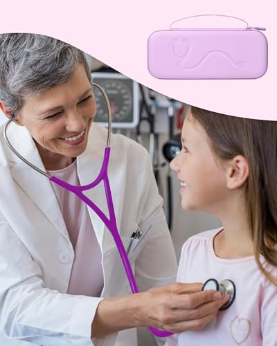 Image of Stethoscope Case for 3M Littmann Classic III & Lightweight II S.E, Purple