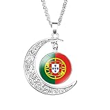 ❥ 【CONCEPTION UNIQUE】 Taille environ: 50 cm. Utilisez le drapeau du pays comme pendentif pour exprimer directement votre amour et votre respect pour votre pays. Le collier chic drapeau du monde est le moyen idéal de montrer le patriotisme. Son élément tendance et moderne vous fera attirer l'attention des gens dans la foule.