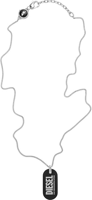 Amazon | Diesel メンズ ステンレススチール ネックレス ロブスター