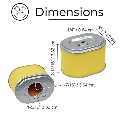COEFEPIY Filtre à Air 62 Mm Pour Predator 212cc 196cc 420cc Pour Coleman CT200U CT200U-EX