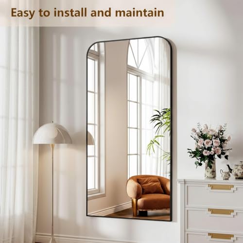 Image of Koonmi Full Length Mirror, 71 inchx28 inch Mirror Full Length with Stand