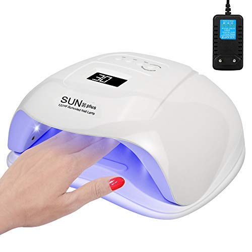 Etmury lampara led uñas?Lámpara de Uñas UV LED 120 W Curado de Esmalte de Gel Secador de Uñas Rápido con Función de Temporización - 10S / 30S / 60S / 90S con Sensor Automatico