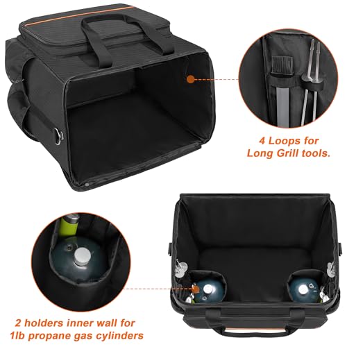 Graoso GS01901 Boat Grill Storage Bag Compatible With Magma Marine Kettles, Grill Cover Carrying Case thumb #1
