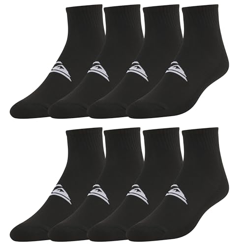 Quiksilver Mens Socks 8 Pairs Ankle Socks for Men Premium Athletic Shoe Size 8-12