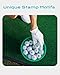 Giftspire Funny Golf Ball Stamp, Monogram Marker for Easy Identify & Reusable Personalized Golfball Stamper Marking Tool - Golf Accessories Christmas Stocking Stuffers Gift for Golfers Dad Women