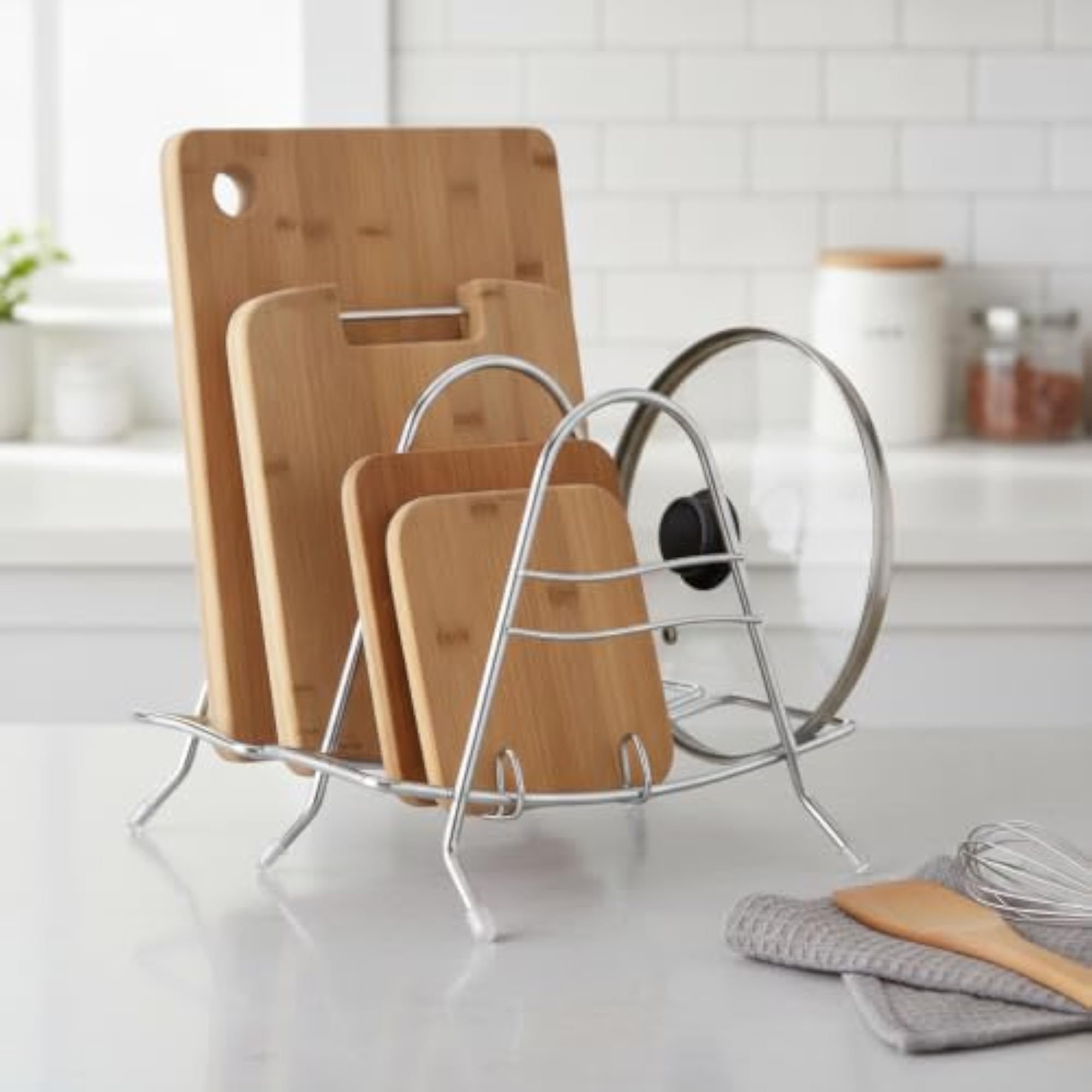 Stainless Steel Cutting Board Holder 3-Pack