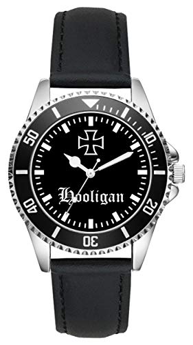 KIESENBERG Hooligan Geschenk Artikel Idee Fan Uhr L-2297