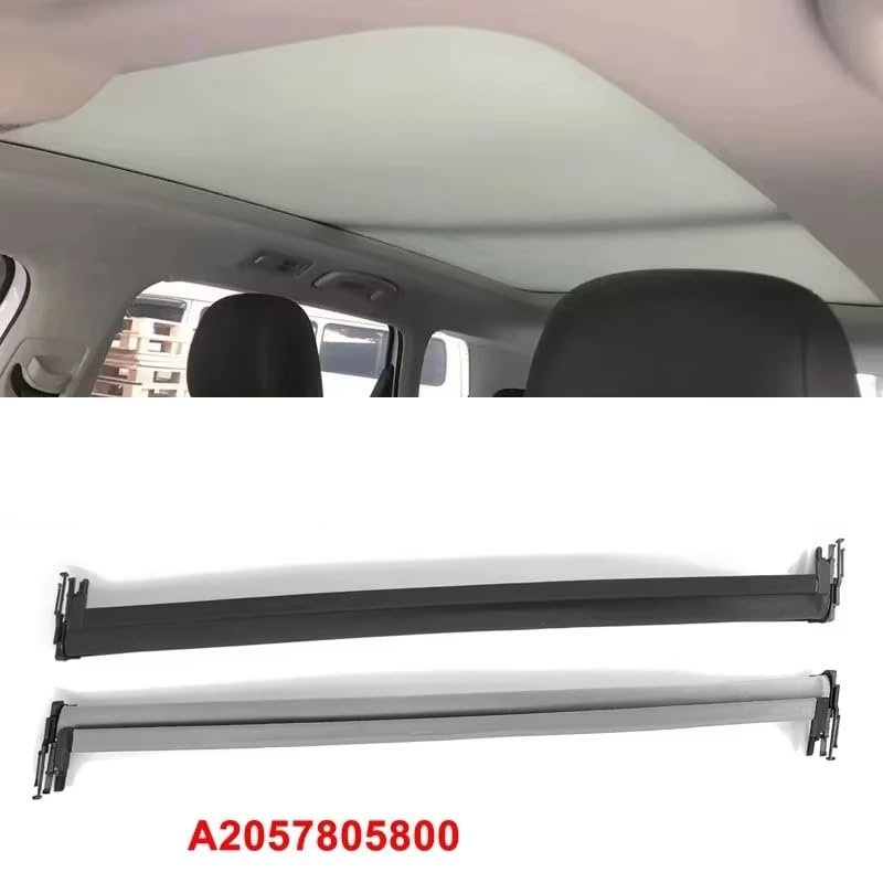 Sonnenschutz Rollo Auto 2057805800 Elektrische Panorama Baldachin Sonnenschirm Schiebedach Tuch Vorhang Für Benz Für C Klasse Für X156 X205 Für GLA Für C200L C260L C300L(Grey Rear)
