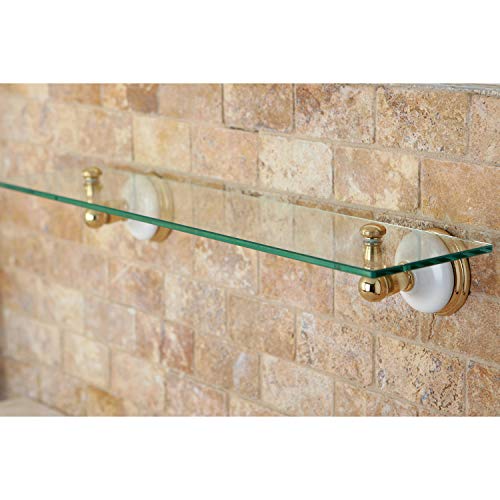 Kingston Brass BA1119PB Victorian Glass Shelf thumb #3