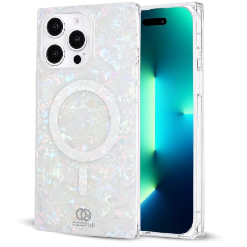 Image of COCOMII Rectangle for iPhone 13 Pro Case, Iridescent Opal