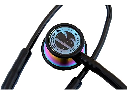 Estetoscópio Bic Adulto E Infantil Duplo Inox Cores Variadas (BLACK RAINBOW)