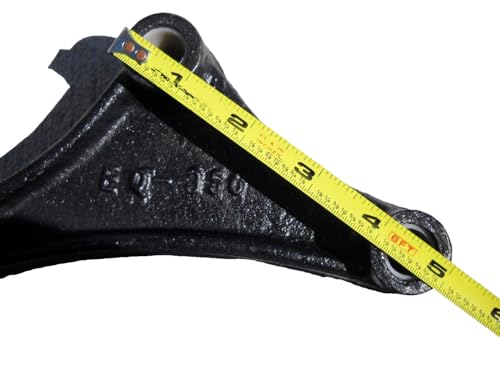 Par de ecualizadores para remolque EQ-356, 6,13 pulgadas, agujero central de 9/16 pulgada, ancho de 1 3/4 pulgadas, pivote central miniatura 7