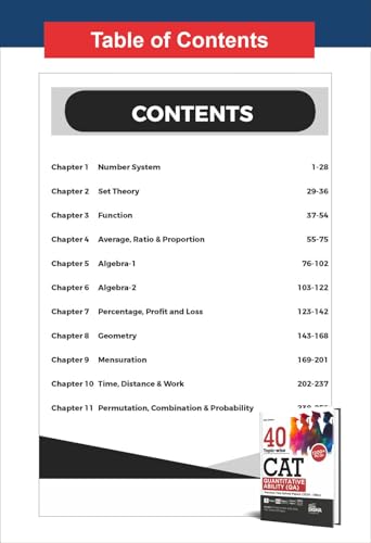 Image of Old Edition - Disha 40 Topic-wise CAT QA, DILR & VARC Previous Year Solved Papers (2024 - 1994) - set of 3 Books 18th Edition | PYQs | DI & Logical ... Verbal Ability & Reading Comprehension