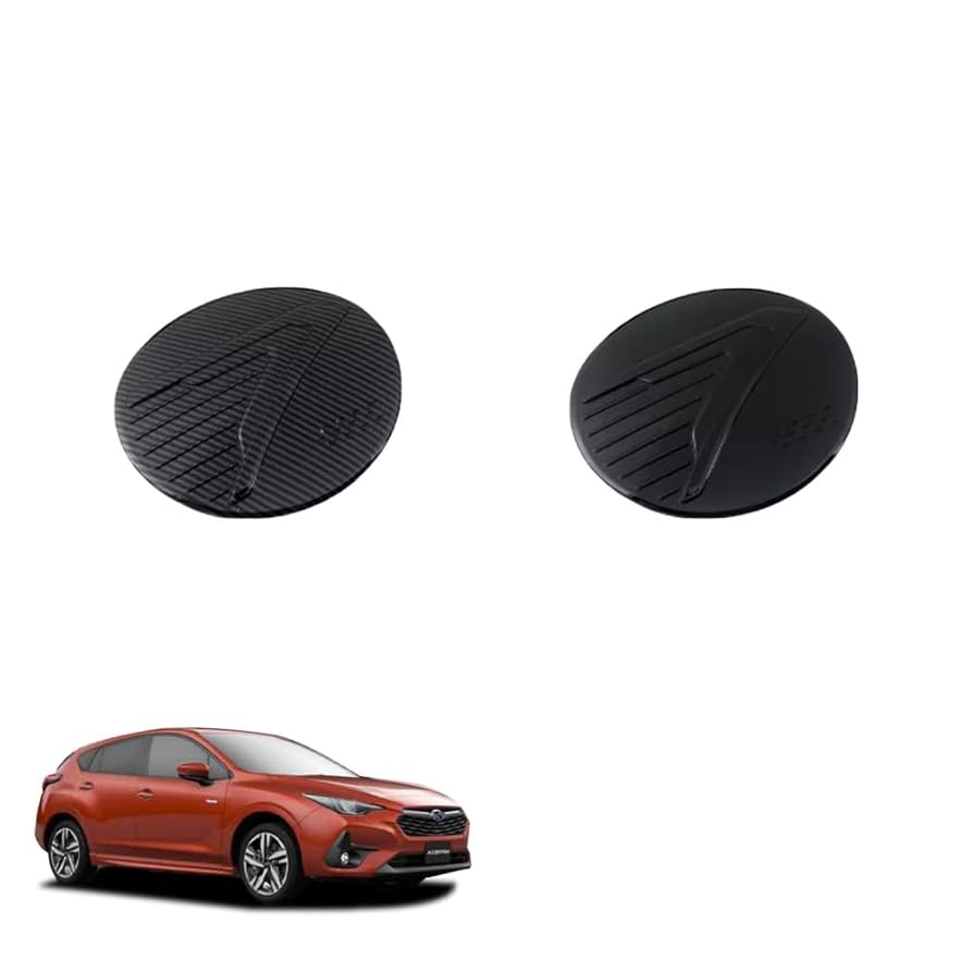 アバルト フューエルリッドカバー 給油口カバー 艶消しブラック