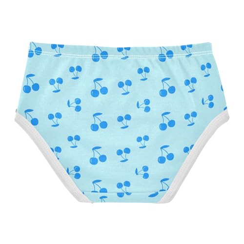 Girls' Underwear Summer Cherry Blue Toddle Brief Panties 203011472