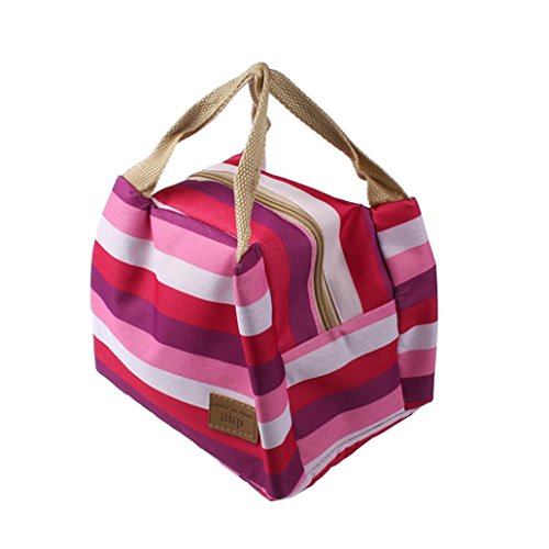 Lunch Bags,Gotd Lunch Tote Bag Lunch Bag Grocery Bags Travel Picnic Convenient Portable Lunch Packet with Zipper,Picnic Insulated Food Storage Zipper Box Tote Bento Pouch Lunch Bag (#1)