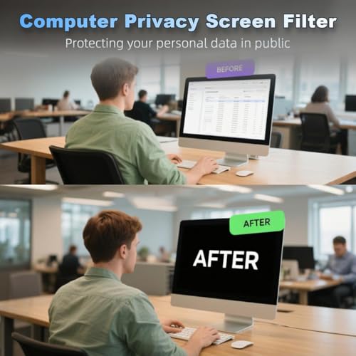 Filtre anti-lumière bleue pour éviter la fatigue visuelle sur écran 22" - 7