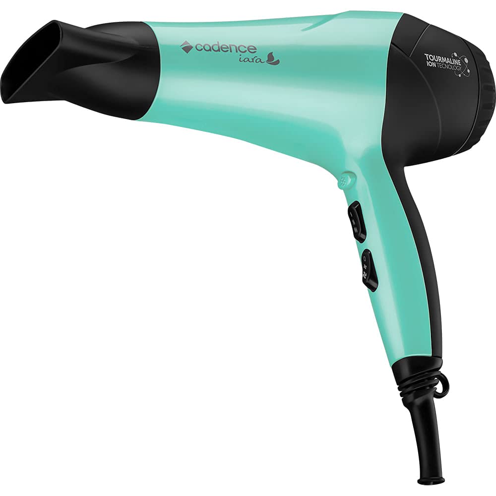 Secador de Cabelo Iara, Turquesa, 220v, Cadence, Cadence, SEC160-220, Verde