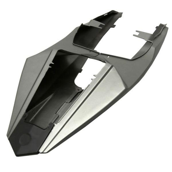 Carenado trasero (3 unidades) para Yamaha YZF-R125 2008-2018 (negro/gris satinado)