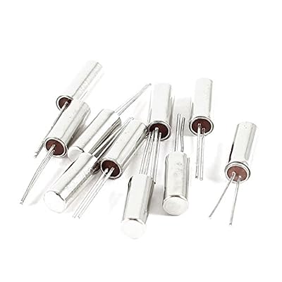 Aexit 10 Pcs Passive Components 3mm x 8mm 32.768KHz 32.768k Hz 6PF Quartz Crystals Crystal Oscillator