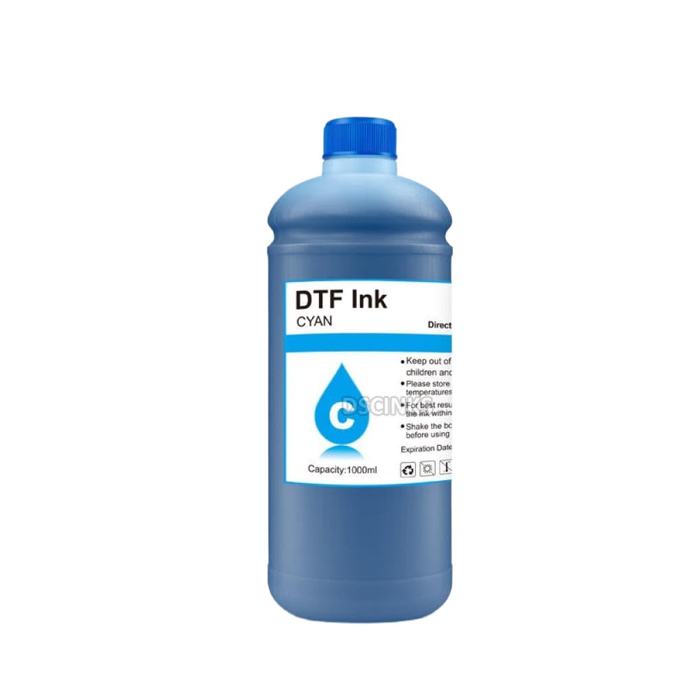 Atrament DTF 1000 ml kompatybilny z L1800 DX5 DX7 L805 L800 I3200 XP600 folia transferowa do folii PET na biurko wielkoformatowa drukarka DTF, uniwersalne dopasowanie zamiennik na rynku