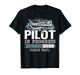 Photo Gallery divertente pilot in progress please wait shirt, future pilot regalo maglietta Photo Gallery divertente pilot in progress please wait shirt, future pilot regalo maglietta
