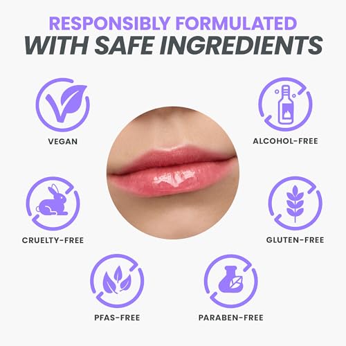 Image of Wonderskin Lip Oil - Tinted Lip Oil, Hydrating Lip Serum