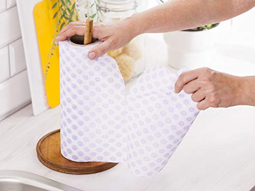 Image of YORK Multipurpose Cleaning Disposable Household Tissue Paper, Reusable Kitchen Highly Absorbent Clean Wipes in Roll 40 Pcs Size 25 * 40 CM [021100]