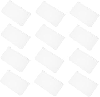VILLCASE 12Pçs 6 Folhas Soltas Com Zíper Bolsos Para Fichário Envelopes De Dinheiro Com Zíper 6 Furos Bolsos Para Fichário Pastas Com Zíper Pasta Com Zíper Pasta De Fichário Pastas