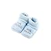 Chaussons pour bébé 0 à 3 Mois bleu - 50 Maman 50 Papa