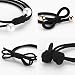 Elastics Hair Ties, Funtopia 30 Pack Hair Ropes Rubble Bands Ponytail Holders Hair Accessories for Women Ladies Girls, No Damage for Thick or Curly Hair, Assorted Sizes, Black