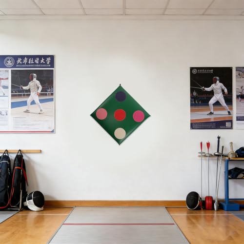 Cible d'entraînement à l'arc verte accessoire escrime portable solide