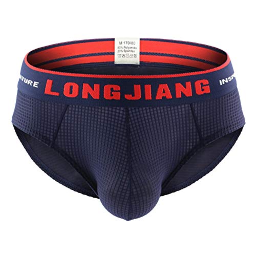 Homme Stretch Culotte String Sexy sous-vêtement Mince U Convex Underwear Taille Basse Sexy Tangas Slips Bikini sous-vêtements Culotte G-String Thong Charme Coton sous-vêtements Culotte G-String Cover