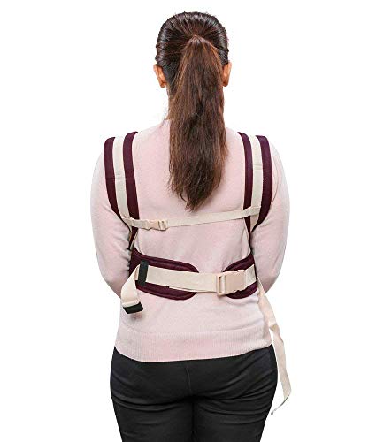 Image of Antil's Baby Carrier Bag /Adjustable Hands Free 4 in 1 Baby /Baby sefty Belt /Child Safety Strip /Baby Sling Carrier Bag /Baby Back Carrier Bag (Purple) Front Carry Facing