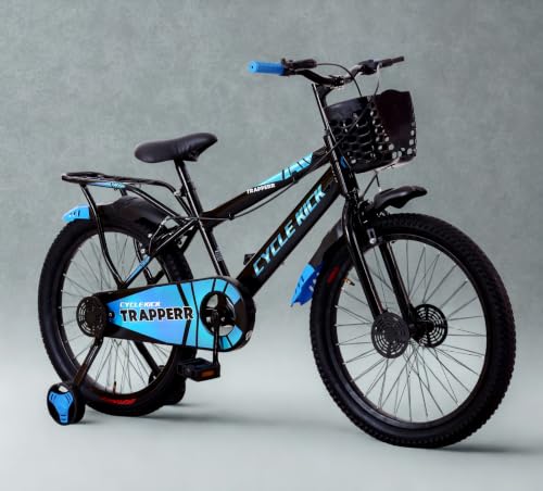 Image of Trapperr 16T 16 inch Kids Cycle with Side Wheels | Ideal for 4 to 6 Years Boys & Girls Kids Bike | 11 Inches Frame