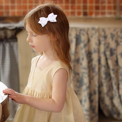 Pinzas para el cabello con moños brillantes para fiesta miniatura 5