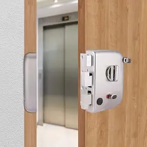 Godrej Centaur Rim Lock I World's 1st Dual Motion Lock | Ultra XL+ Technology| 4 Keys | 1CK Latch Lock for Main & Safety Door I Suitable for Single & Double Wooden Door I Satin Nickel Finish