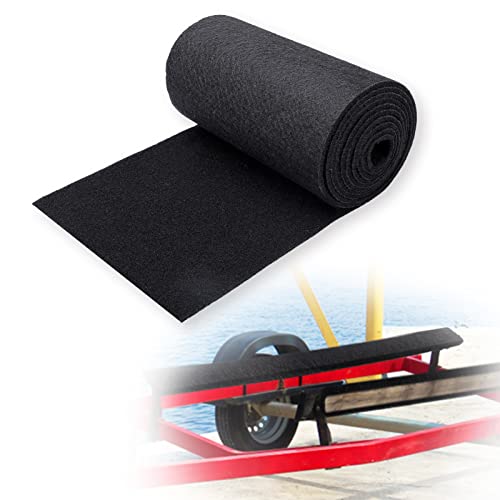 Boat Trailer Bunk Carpet - 6mm Ultra Thick 13ft*12in Wear-Resistant Marine Carpeting Covers for 2x4 Boat Lift Bunks, Shock Absorption Padding Mats Parts Accessories for Jet Ski