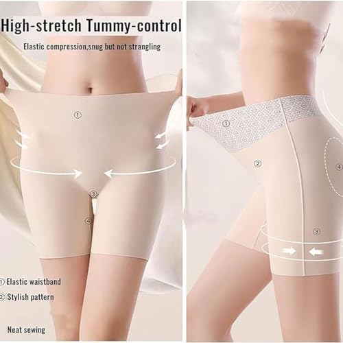 Women High-Waist Ice Silk Underwear with Tummy-Control Hip-Lifting, Choosemuc Underwear, Ropa Interior De Seda Helada4