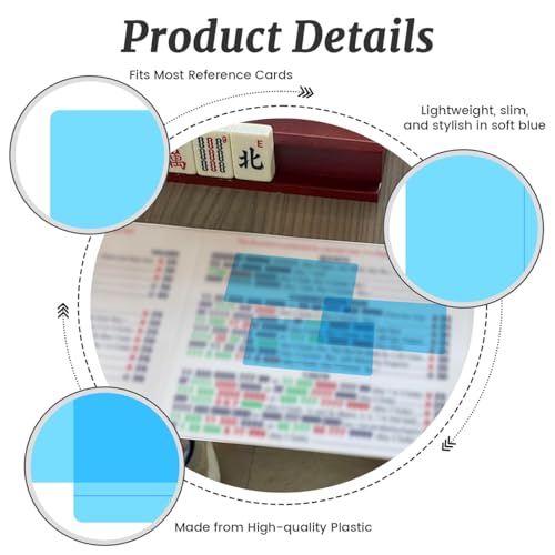 Mahjong Line Finder, set de accesorios azul, 8 piezas miniatura 2