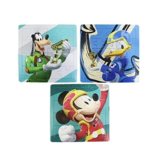 Kit C 3 Quebra Cabe&ccedil;a - Mickey Etitoys Kit C 3 Quebra Cabe&ccedil;a - Mickey Estampa Mickey Pacote De 3