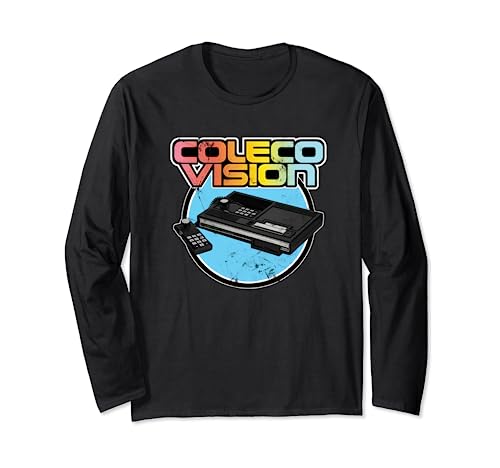 Colecovision Retro Vintage Video Game Gamer Long Sleeve T-Shirt