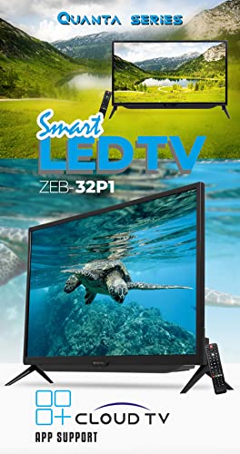 Image of ZEBRONICS Zeb-32P1 Smart LED TV 32 inch Inch with Wall Mount