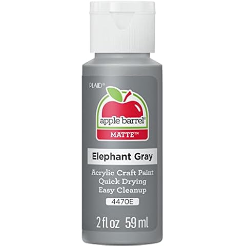 Plaid Acrylic Paint, Elephant Grey, 59 ml (Pack of 1) Cover