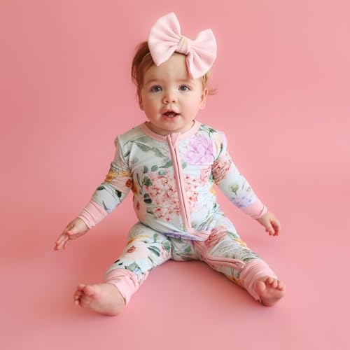 Image of Posh Peanut Convertible Baby Sleepers - Footless Baby Pajamas with 2 Way Zipper for Easy Diaper Changes