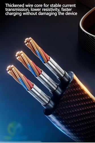 Image of 4 in 1 Fast Charging Cable 65W | Multi Charging Cable with Type-C, USB-A, Lightning | PD Fast Charging Cable (Yellow)