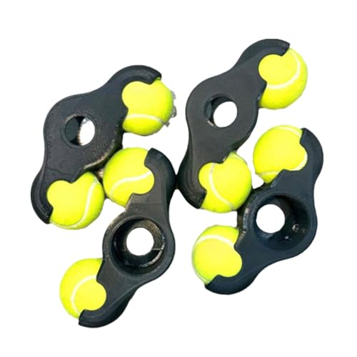 IOIUSKKU 4 adaptadores de pies a presión para Ciclismo, Soporte para Bicicleta estacionaria con núcleo de ABS fácil de Usar, pies basculantes