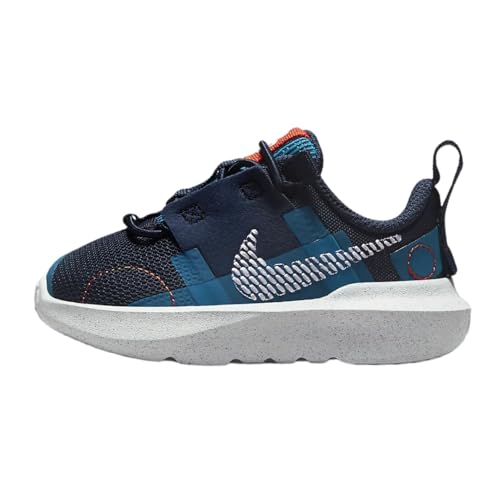 Nike Crater Impact Toddler Shoes Midnight Navy/White-Orange Size-6