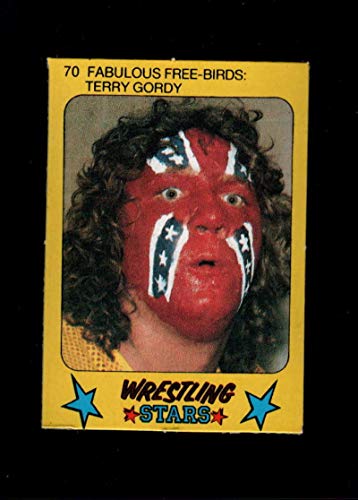 1986 Monty Gum Wrestling Stars Wrestling #70 Terry Gordy Fabulous Free-Birds Official WWF/WWE World Wrestling Trading Card