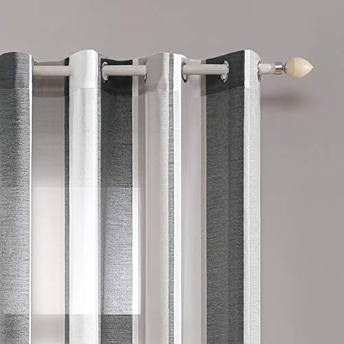 Cortinas Blanco Y Negro Para Sala - sleek body method